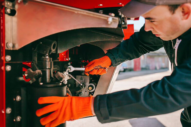 Repairing a Tractor